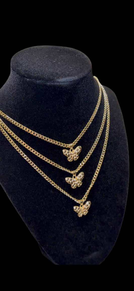 Butterfly nugget mini Cuban chain