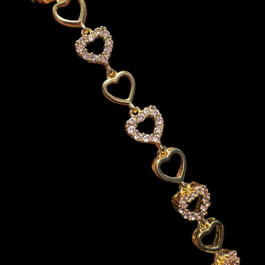 Pink diamond lover bracelet
