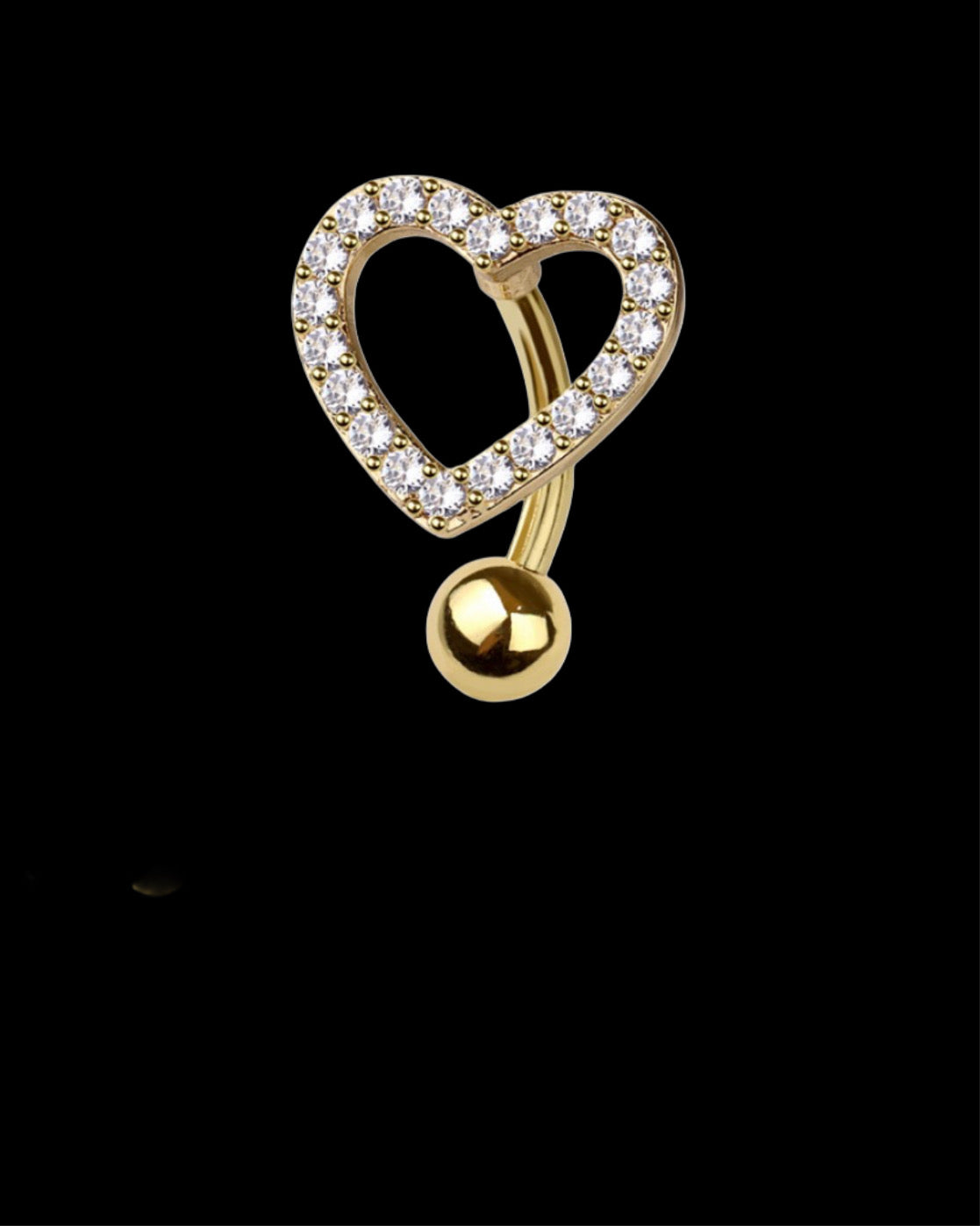 Lover girl belly ring