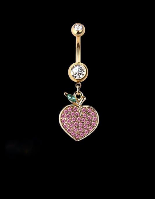 Georgia Peach belly ring